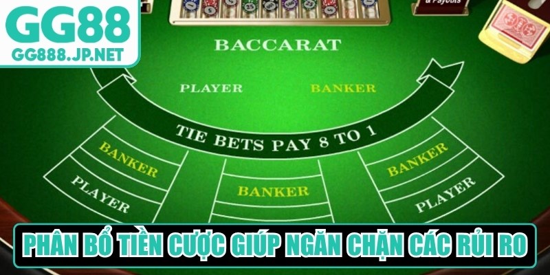 Phân bổ tiền cược hợp lý giúp ngăn chặn các rủi ro 