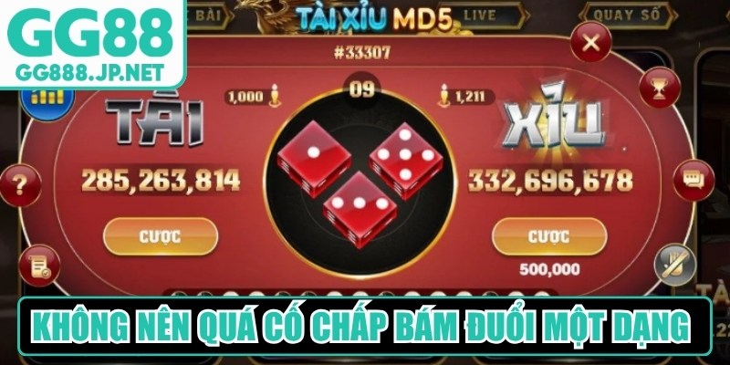 không nên quá cố chấp bám đuổi một dạng khi nó đã kéo dài quá nhiều nhịp